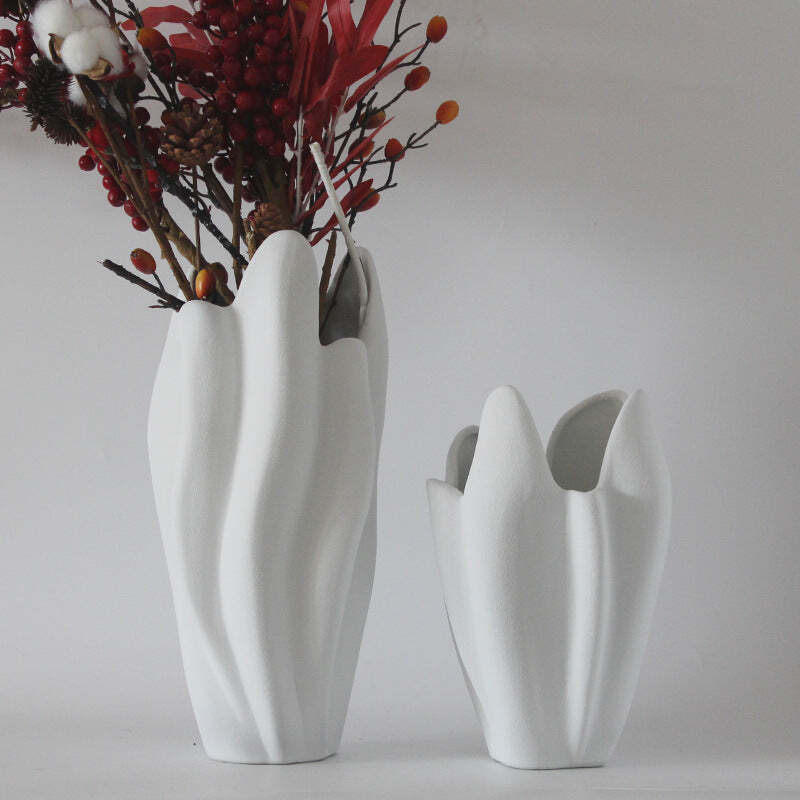Biscuit White Vase