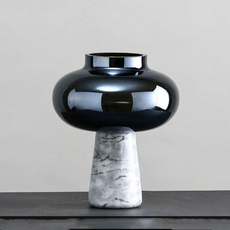 Fashion Marble Glass Vase
