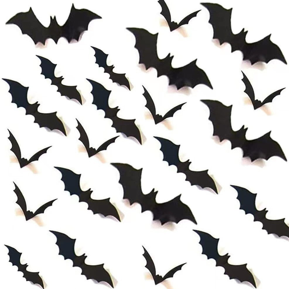 🎁🔥 3D Bat Light Design LED Decorations (contains three sizes: large, medium and small)