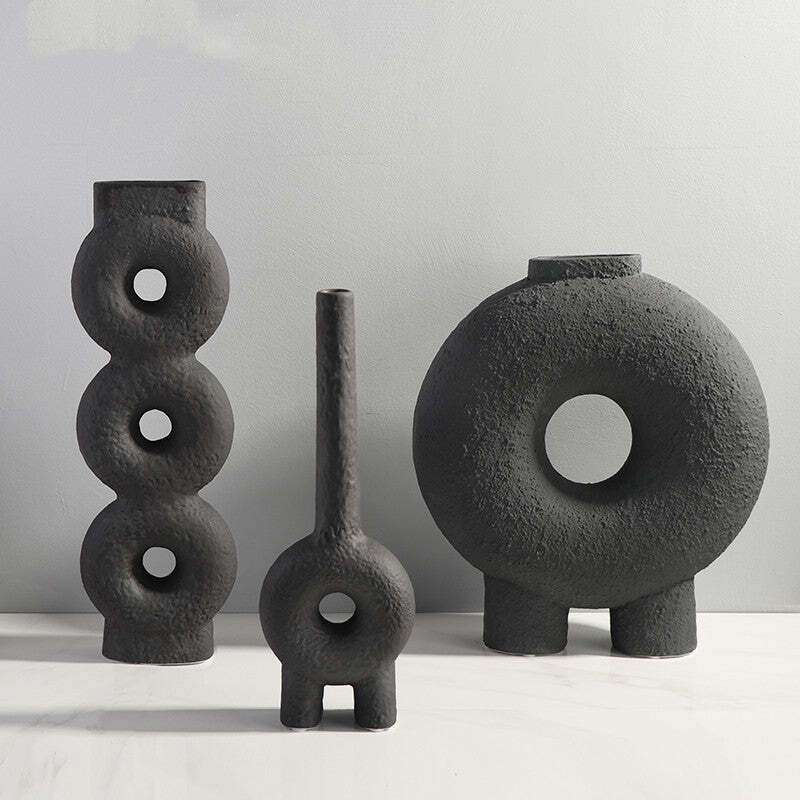 Geometric Ceramic Vase