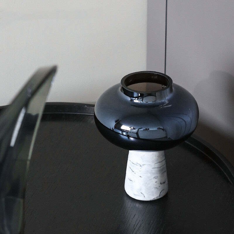 Fashion Marble Glass Vase