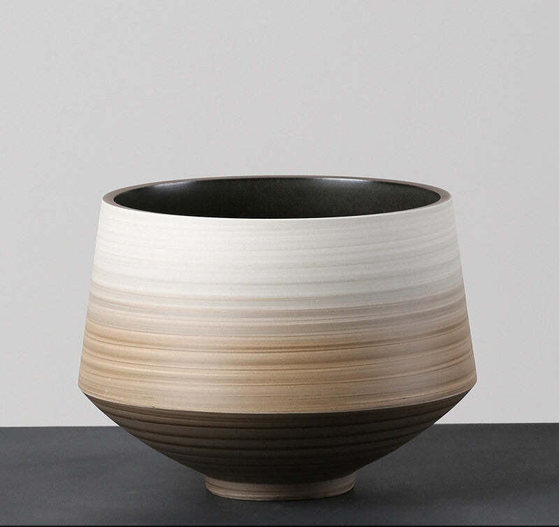 Horizontal Gradient Ceramic Vase