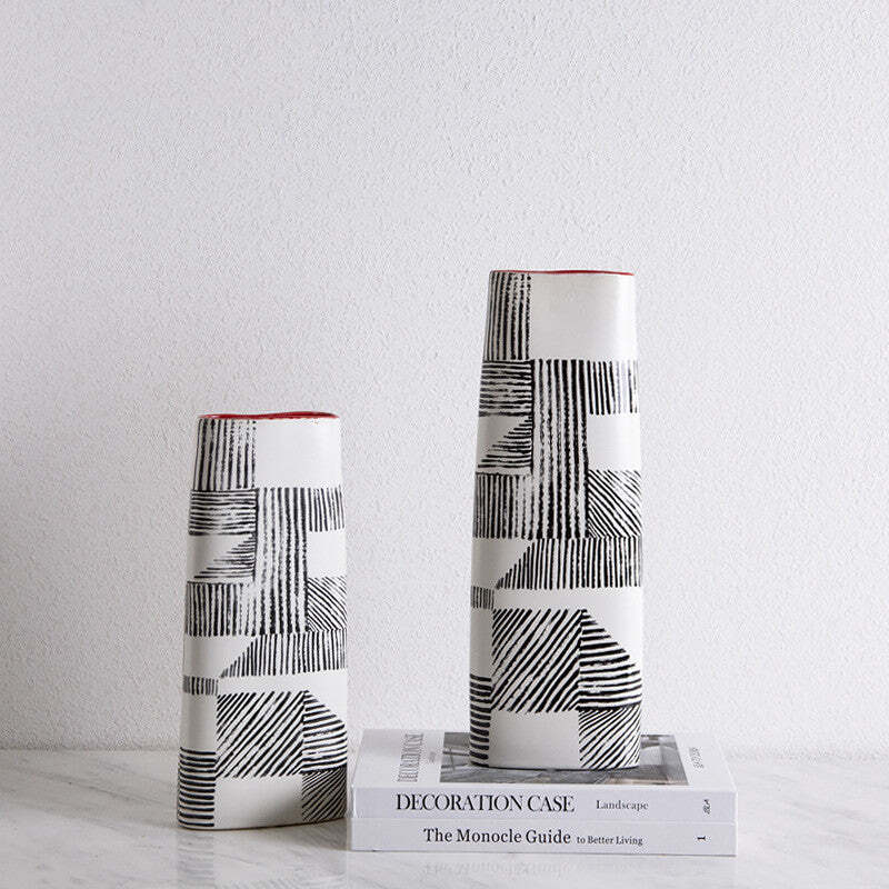 Nordic Minimalist Hand-painted Vase