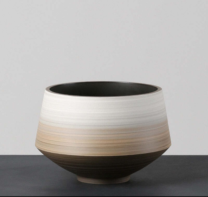 Horizontal Gradient Ceramic Vase