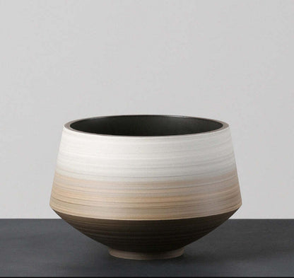Horizontal Gradient Ceramic Vase