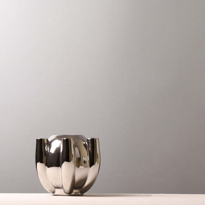 European-style Electroplated Ceramic Vase