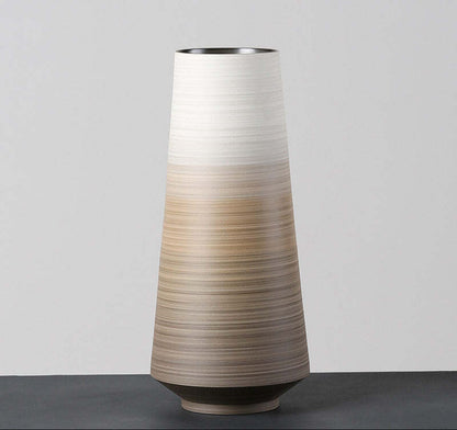 Horizontal Gradient Ceramic Vase