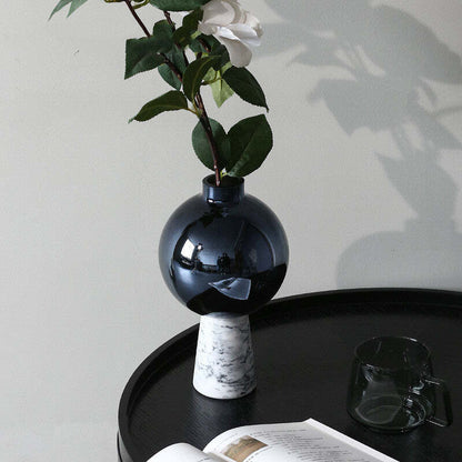 Fashion Marble Glass Vase