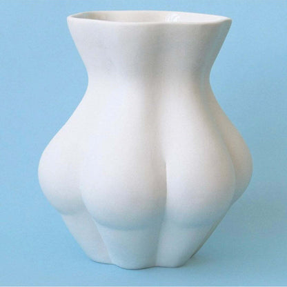 Nordic Muse Face Lips  Vase