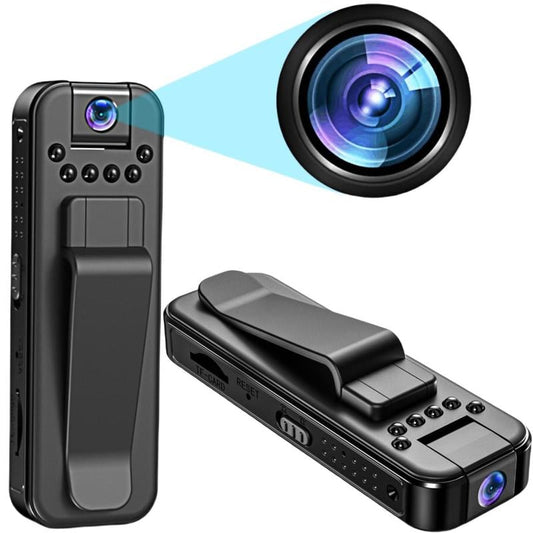 🔥🔥 Wearable Body Cam with Night-Vision & 180° Rotation Lens Vlogging Camera