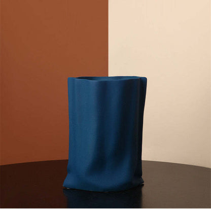 Ceramic Pleated Vase