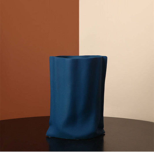 Ceramic Pleated Vase