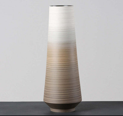 Horizontal Gradient Ceramic Vase