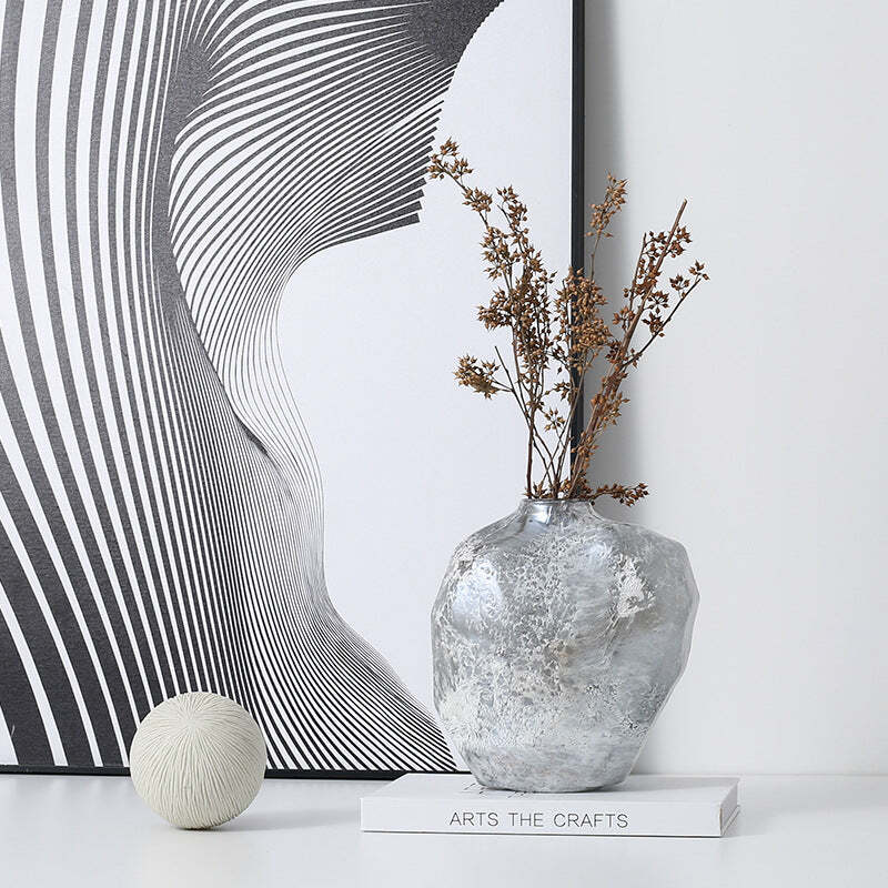 Chinese Abstract Texture Art Vase