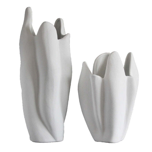 Biscuit White Vase