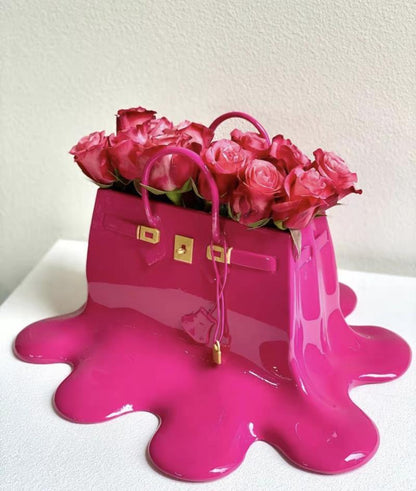 High-end Bag Resin Vase