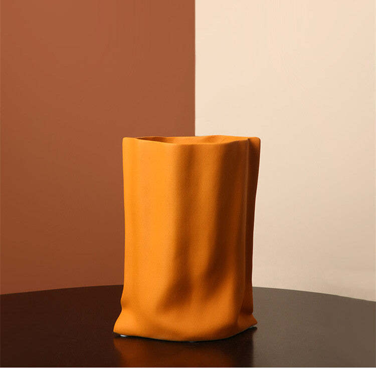 Ceramic Pleated Vase