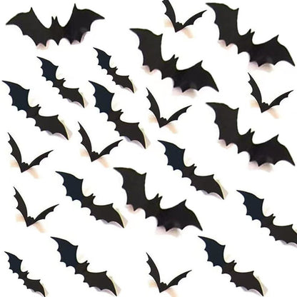 🎁🔥 3D Bat Light Design LED Decorations (contains three sizes: large, medium and small)