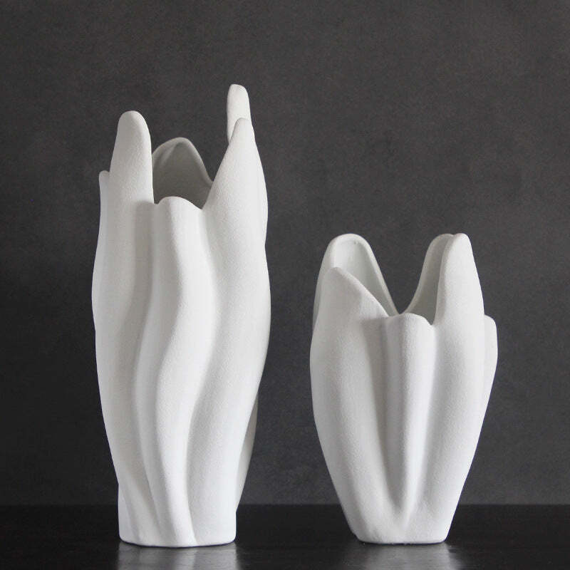 Biscuit White Vase
