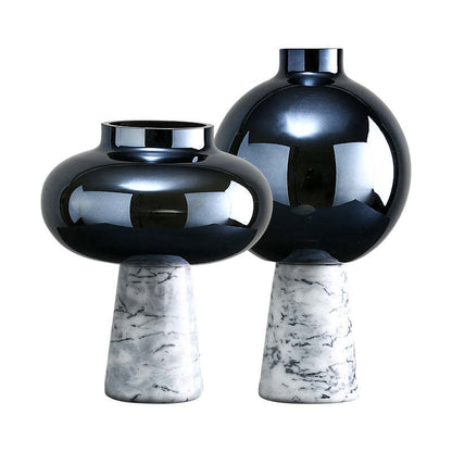 Fashion Marble Glass Vase