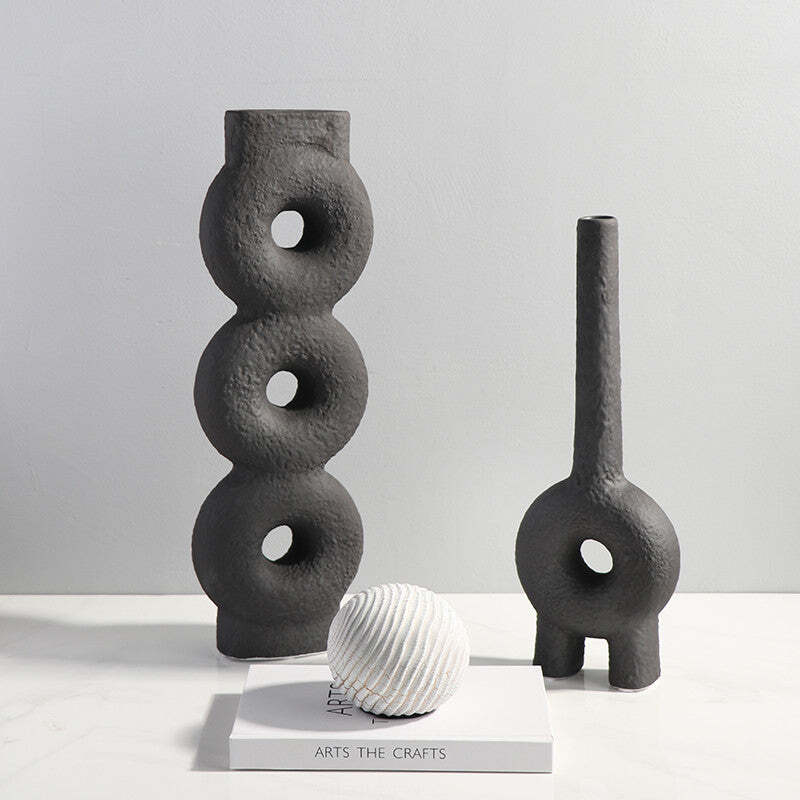 Geometric Ceramic Vase