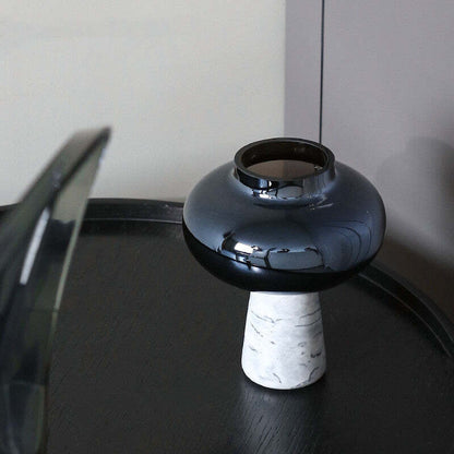 Fashion Marble Glass Vase