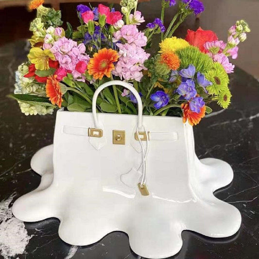 High-end Bag Resin Vase