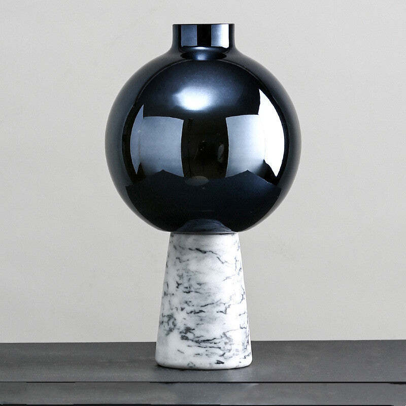 Fashion Marble Glass Vase