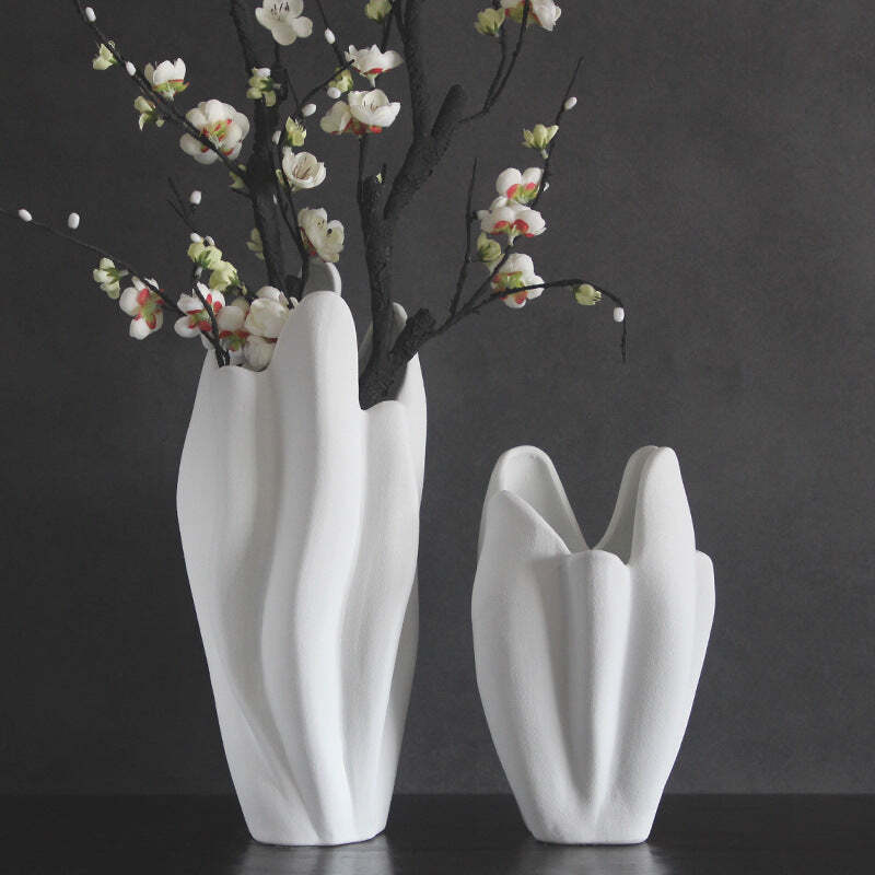 Biscuit White Vase
