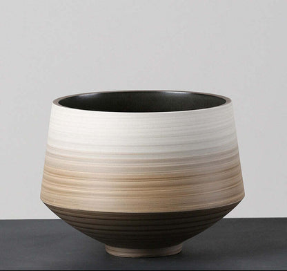 Horizontal Gradient Ceramic Vase